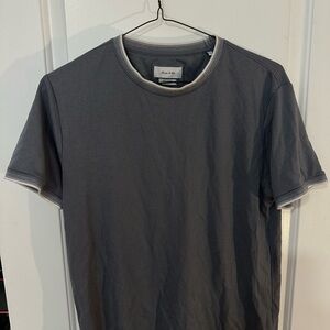 Crewneck Short Sleeve Shirt - Gray